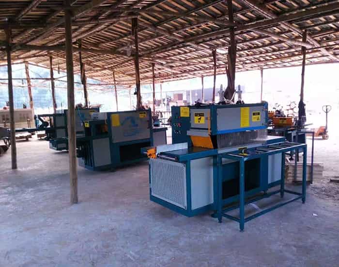 方木多片鋸生產線安徽蕪湖客戶工廠