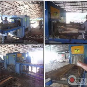 海南島-瓊中縣-鋸硬雜木35機現場加工